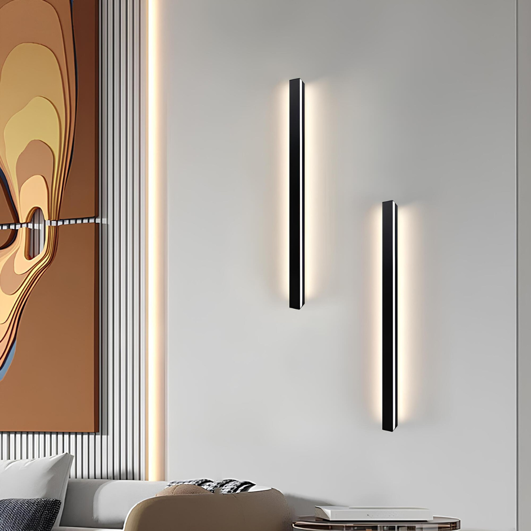 Minimalist LED Wall Lamp - Luminora - Warm Glow - Modern Interior Lighting