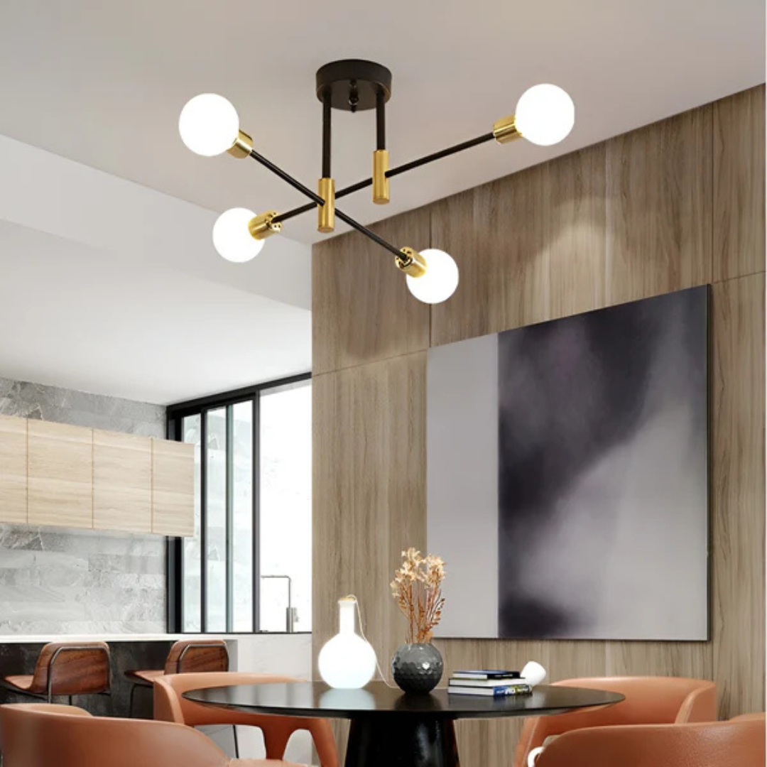 Retro LED Ceiling Light - Vintessa - Warm Ambience - Suitable for Living & Bedroom Spaces