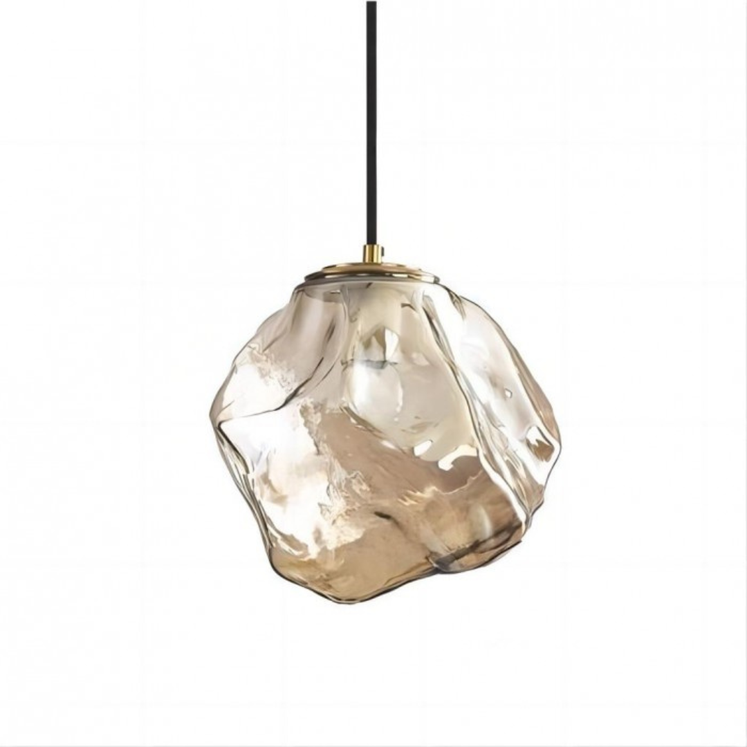 Glass Pendant Lamp - Virello - Dining Table Accent - Warm Tricolour Lighting
