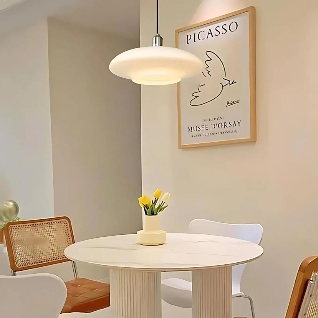 Modern Pendant Lamp - LumoSphere - Glass Shade - Dining Room Lighting