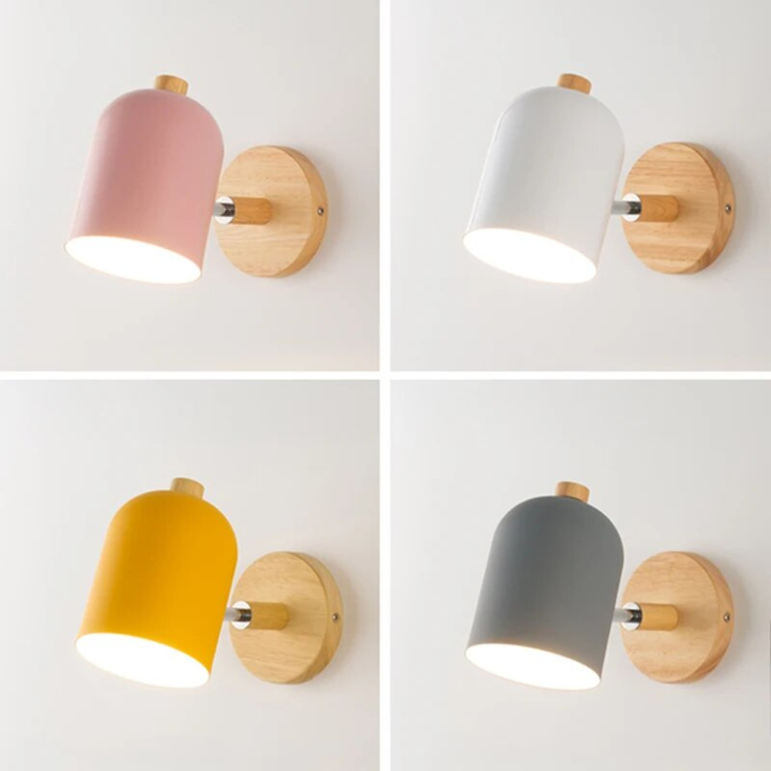 Wooden Wall Lamp - Nordvale - Ambient Lighting - Minimalist Accent Fixture