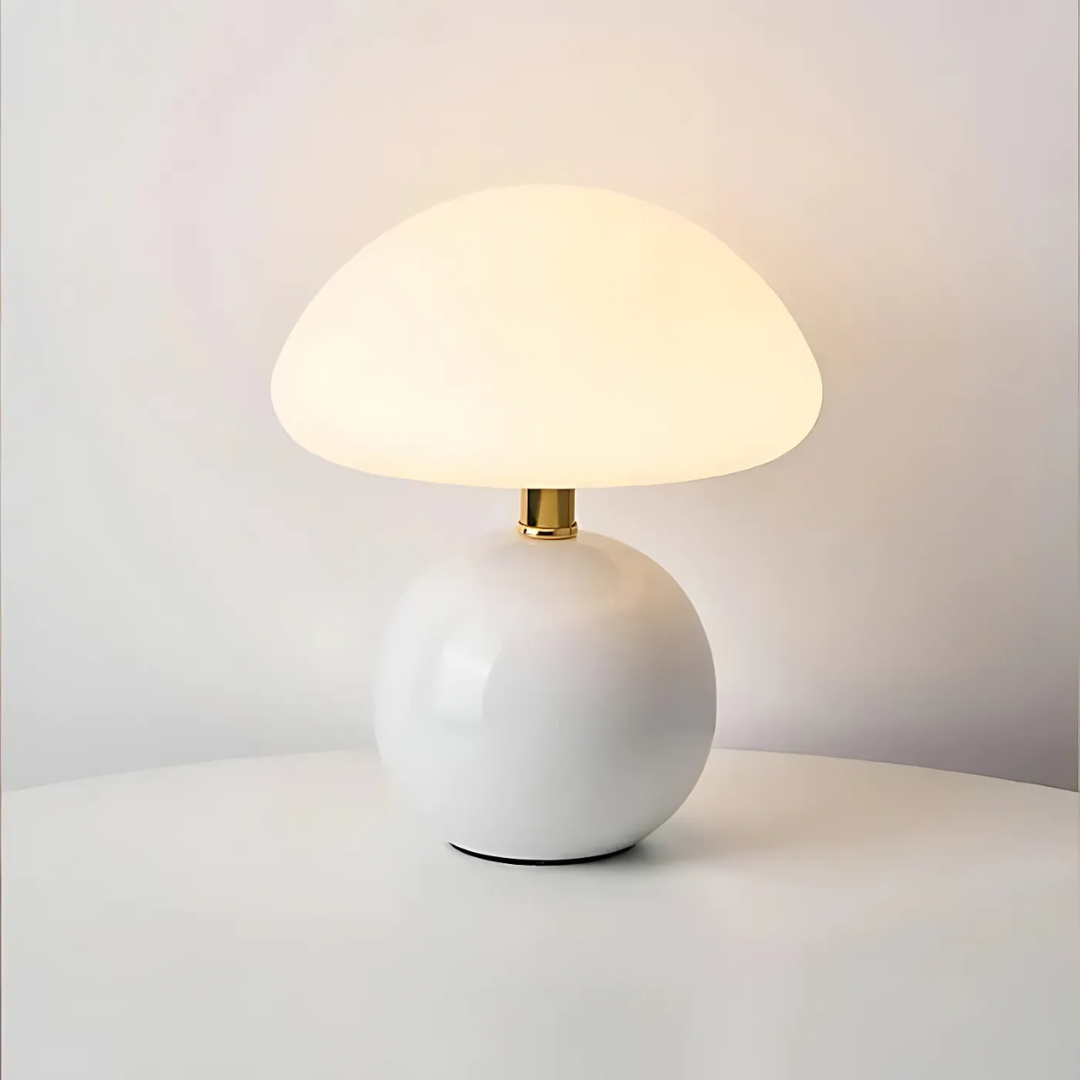 Stylish Mushroom LED Table Lamp - GlowMora - Warm White Lighting - Decorative Accent