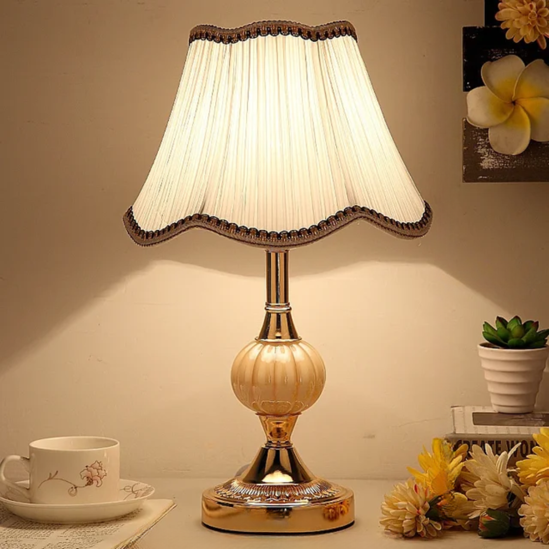 Vintage Table Lamp - Nordulo - Warm Glow Accent - Scandinavian Style
