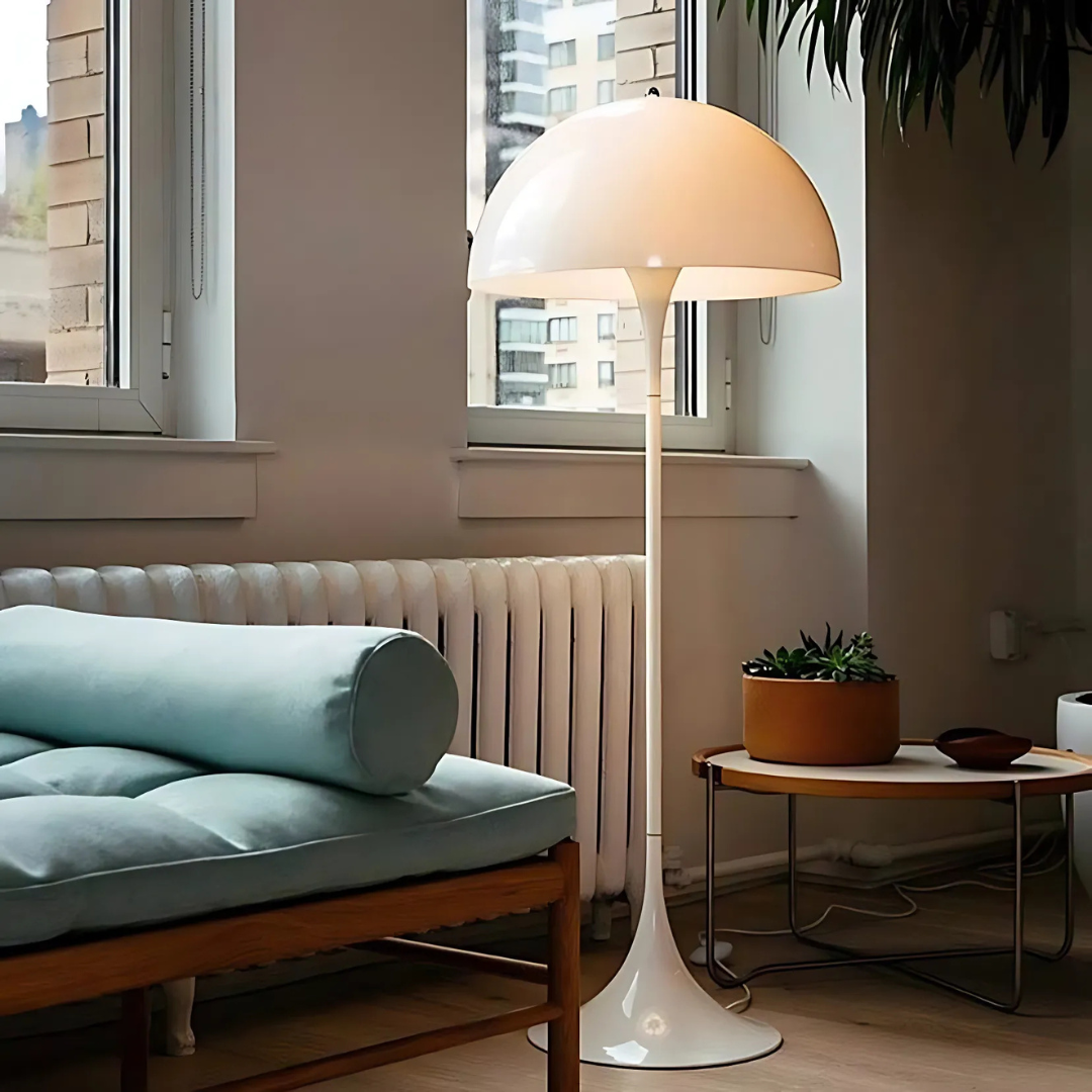 Scandinavian LED Floor Lamp - Luminora - Warm Glow - Minimalist Style