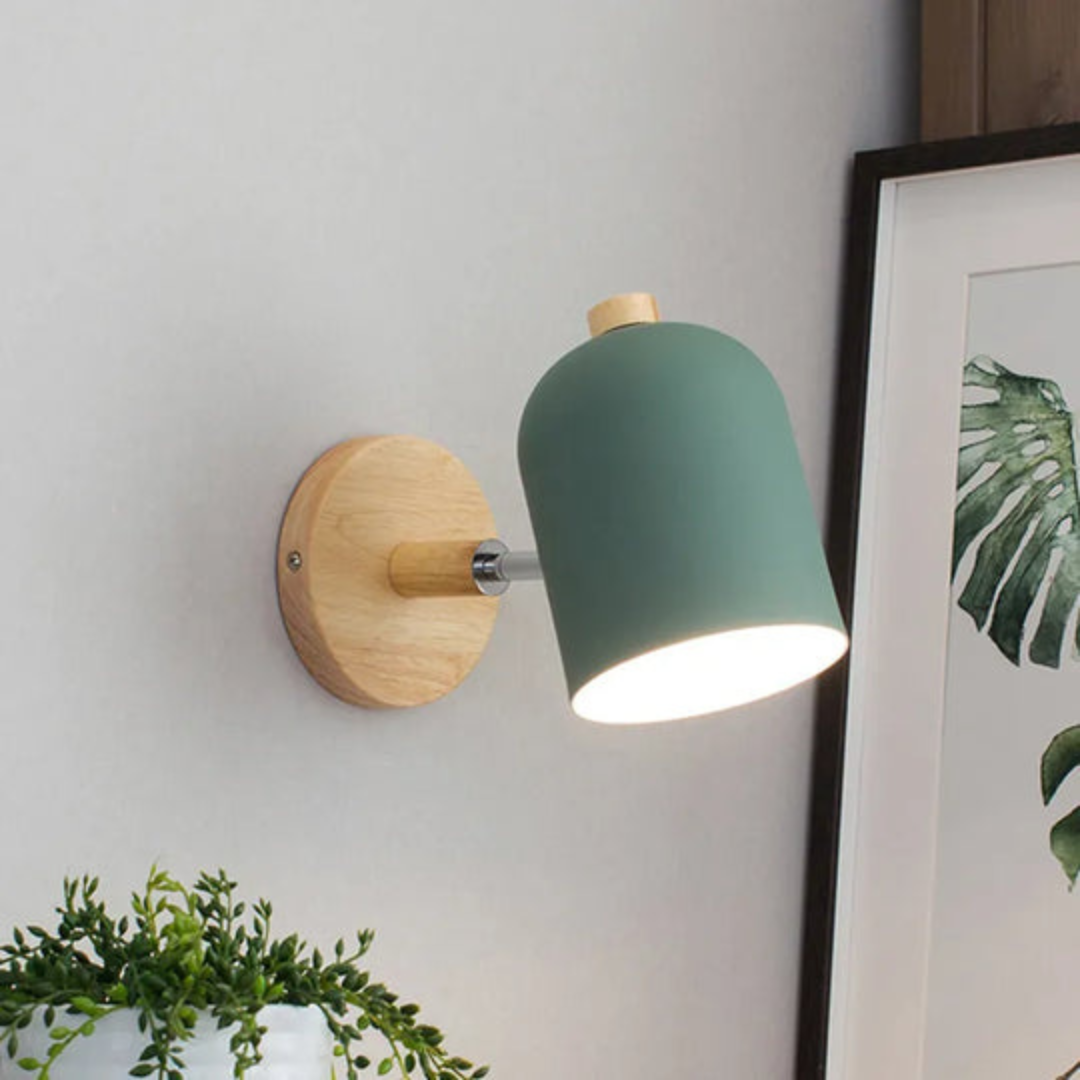 Wooden Wall Lamp - Nordvale - Ambient Lighting - Minimalist Accent Fixture