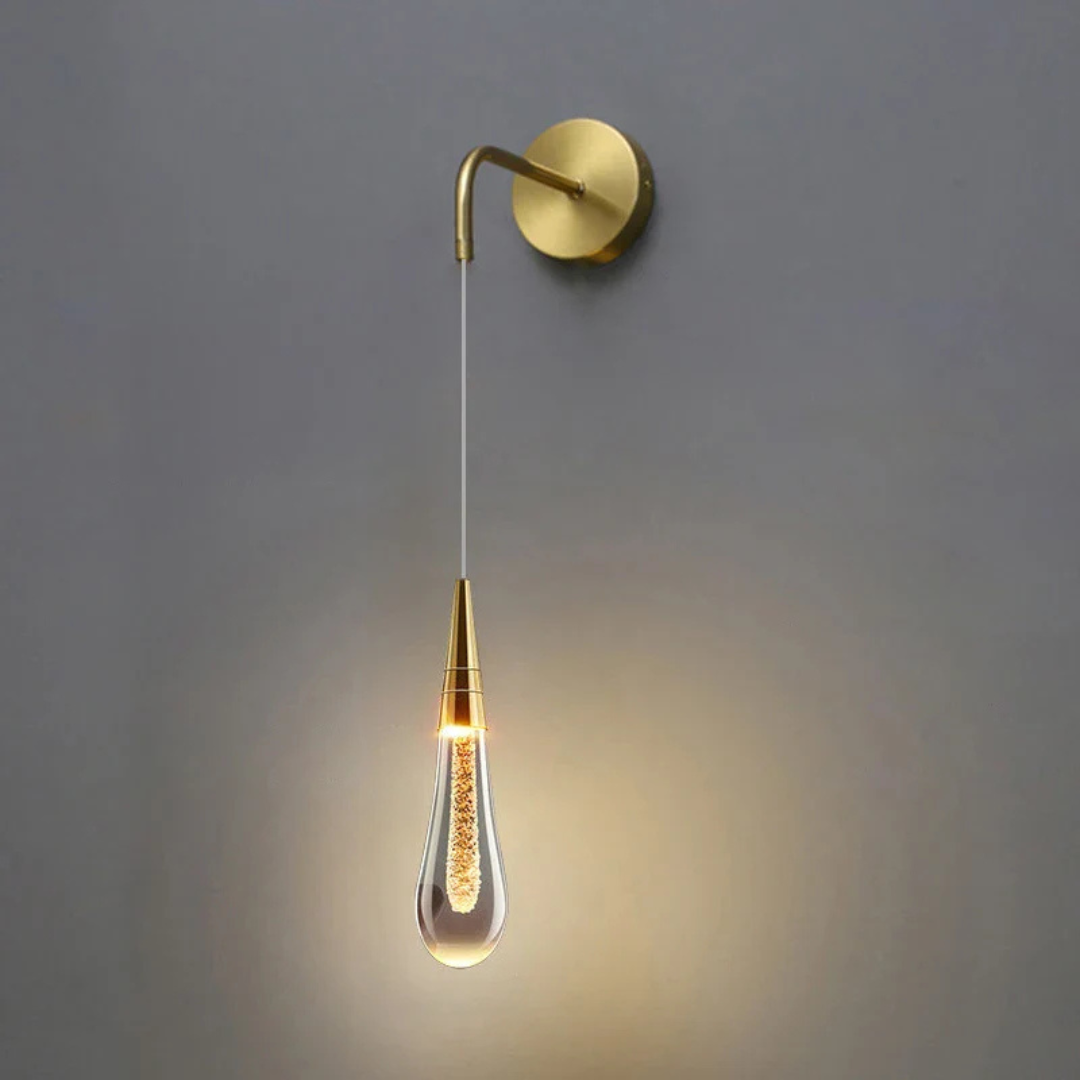 Hanging Wall Lamp - Luminara - LED Touch Control - Modern Crystal Accent