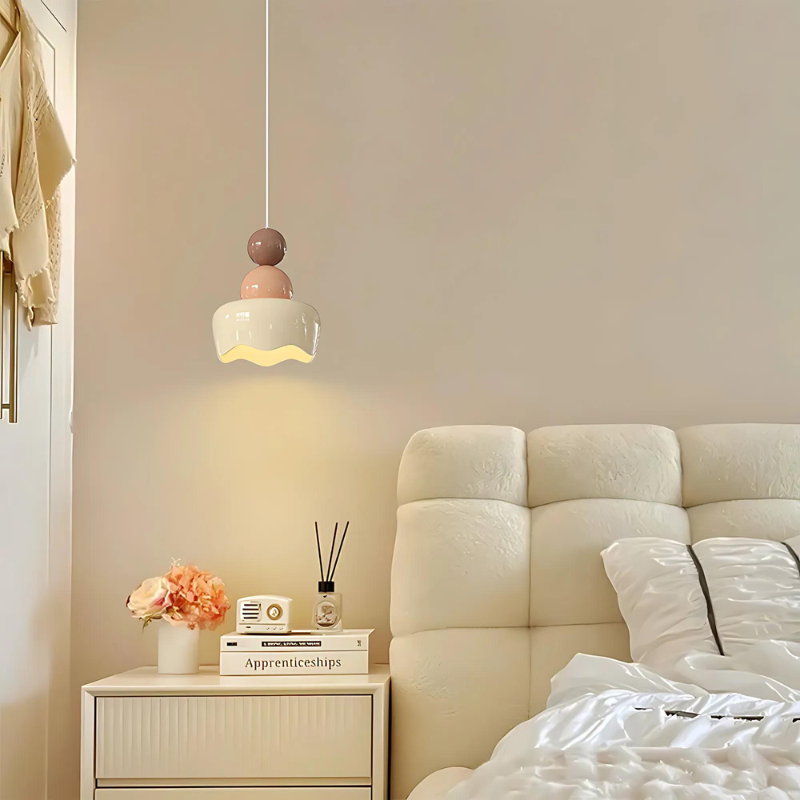 Romantic Bedroom Pendant Lamp - Glowora - Warm Lighting - Modern Interior Accent