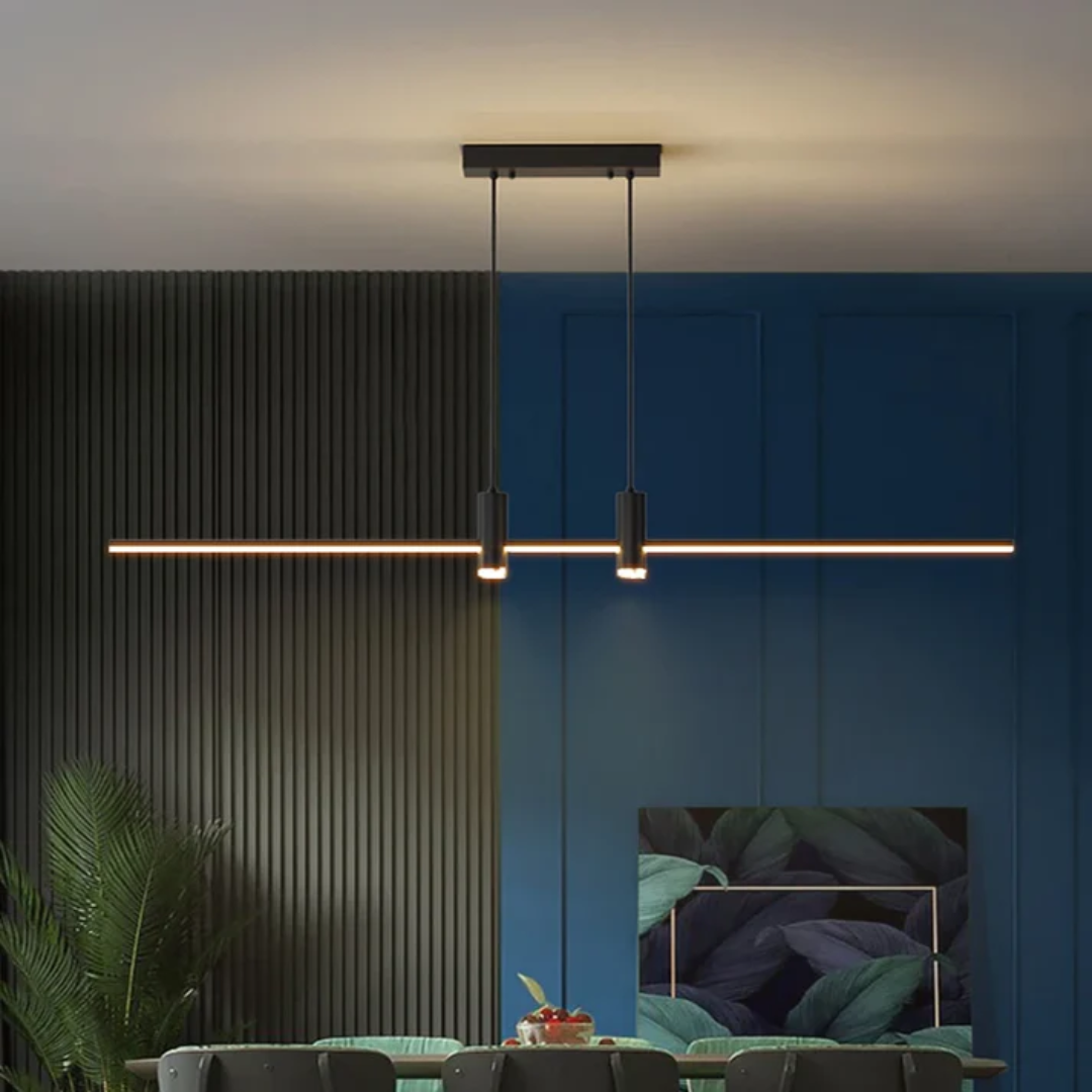 Pendant Lamp - Veylo - Linear Suspension - Warm LED Glow