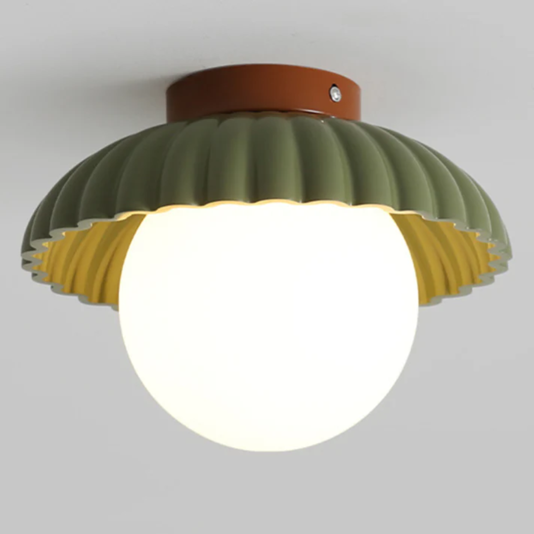 Industrial Iron Ceiling Lamp - FerroGlow - Vintage Style - Warm Lighting