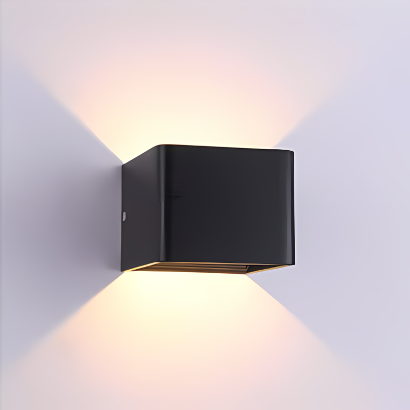 Modern Square LED Wall Lamp - LumoEdge - Adjustable Lighting - Indoor Accent