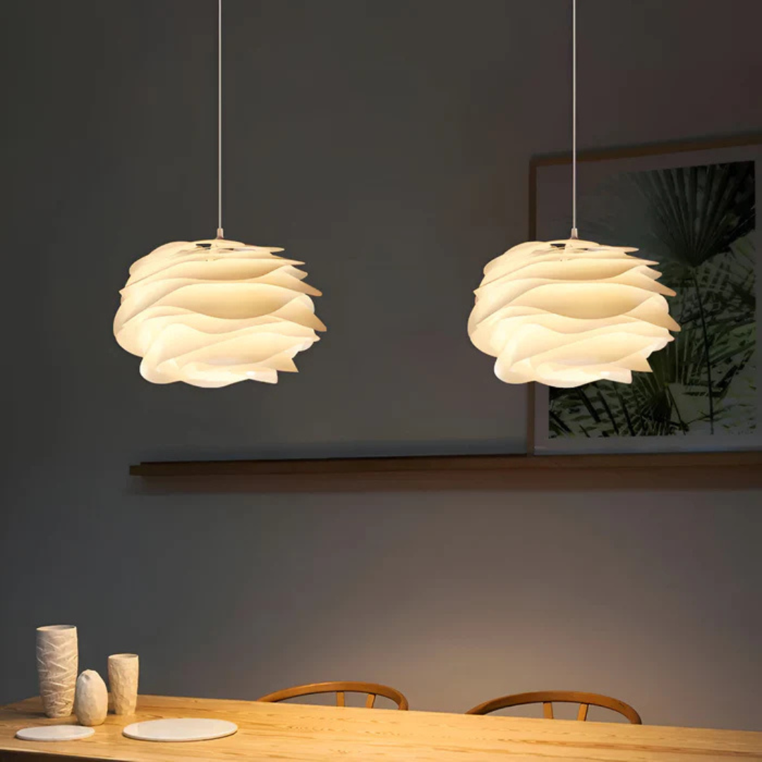 LED Pendant Light - LumoArc - Adjustable Height - Warm White Illumination