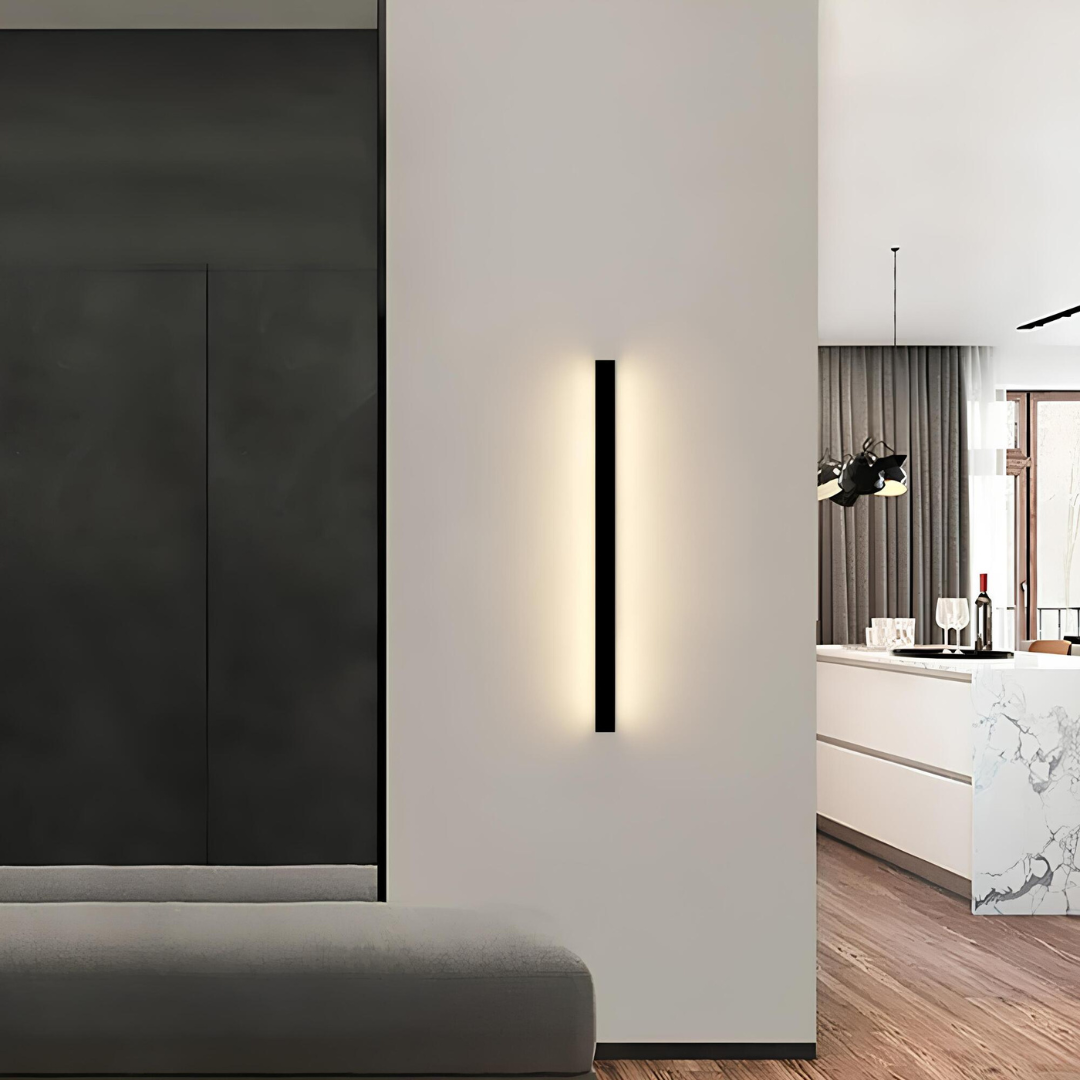 Minimalist LED Wall Lamp - Luminora - Warm Glow - Modern Interior Lighting