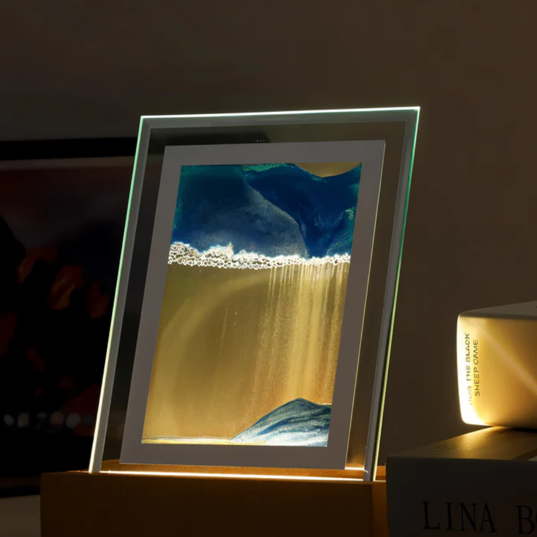 LED Table Lamp - SandLume - Moving Quicksand - Ambient Lighting