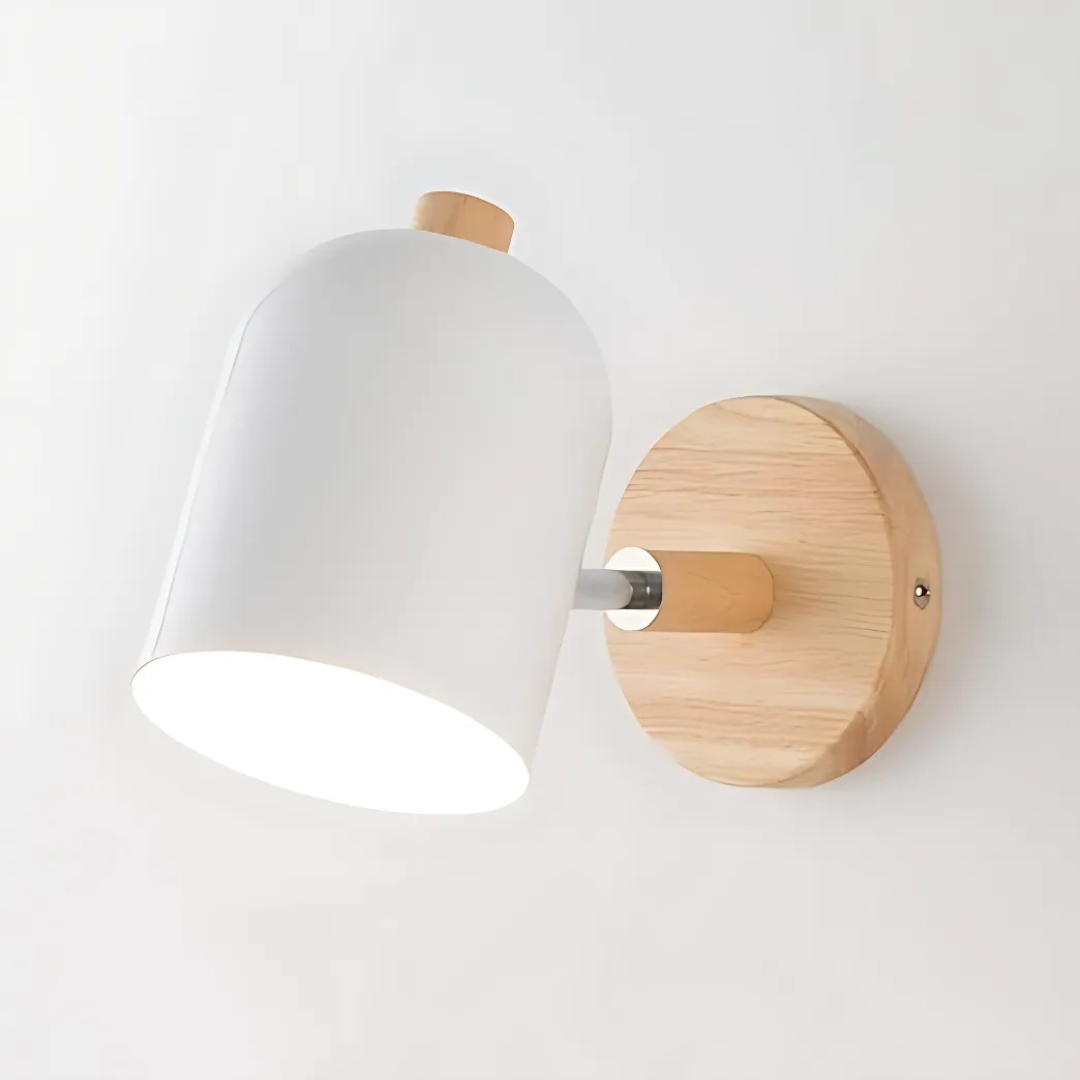 Wooden Wall Lamp - Nordvale - Ambient Lighting - Minimalist Accent Fixture