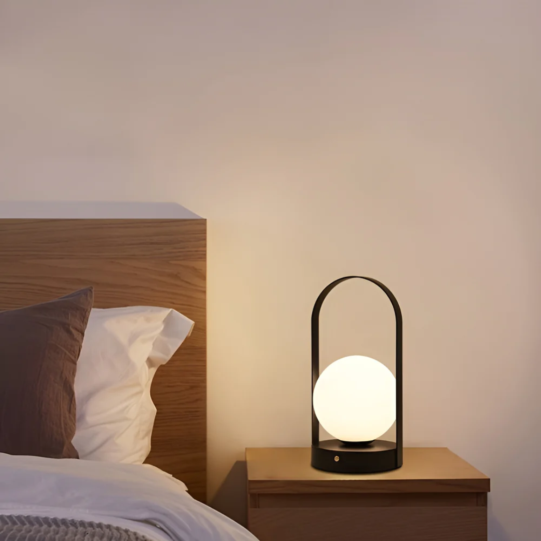 Wireless Table Lamp - Glowvia - Rechargeable Lighting - Indoor Outdoor Use