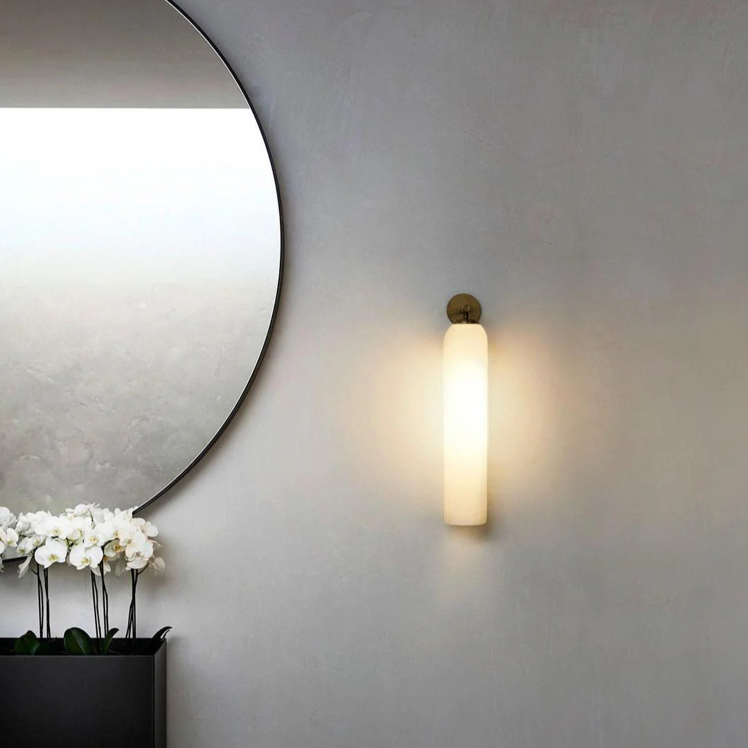 Modern Glass Indoor Wall Lamp - Luminara - Warm Glow - Wall Mounted