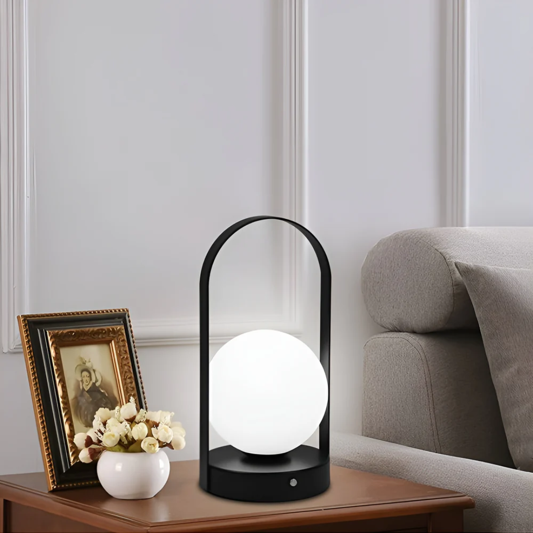 Wireless Table Lamp - Glowvia - Rechargeable Lighting - Indoor Outdoor Use