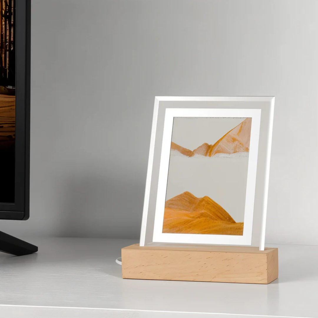 LED Table Lamp - SandLume - Moving Quicksand - Ambient Lighting