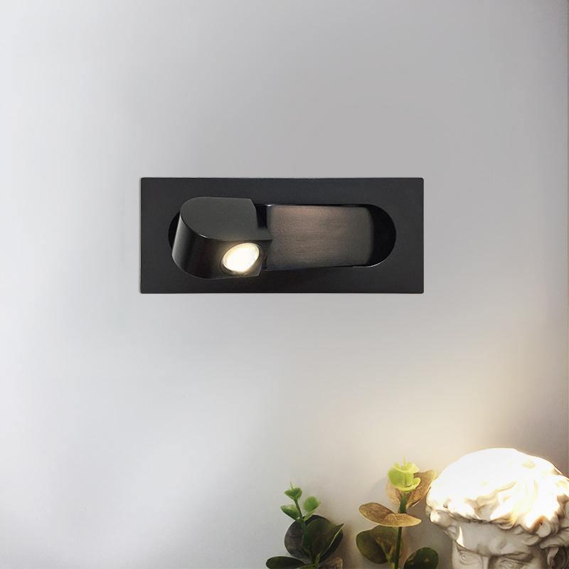 Modern LED Wall Lamp Bedside Reading Lamp - LumoRay - Flexible Arm - Dual Light Control