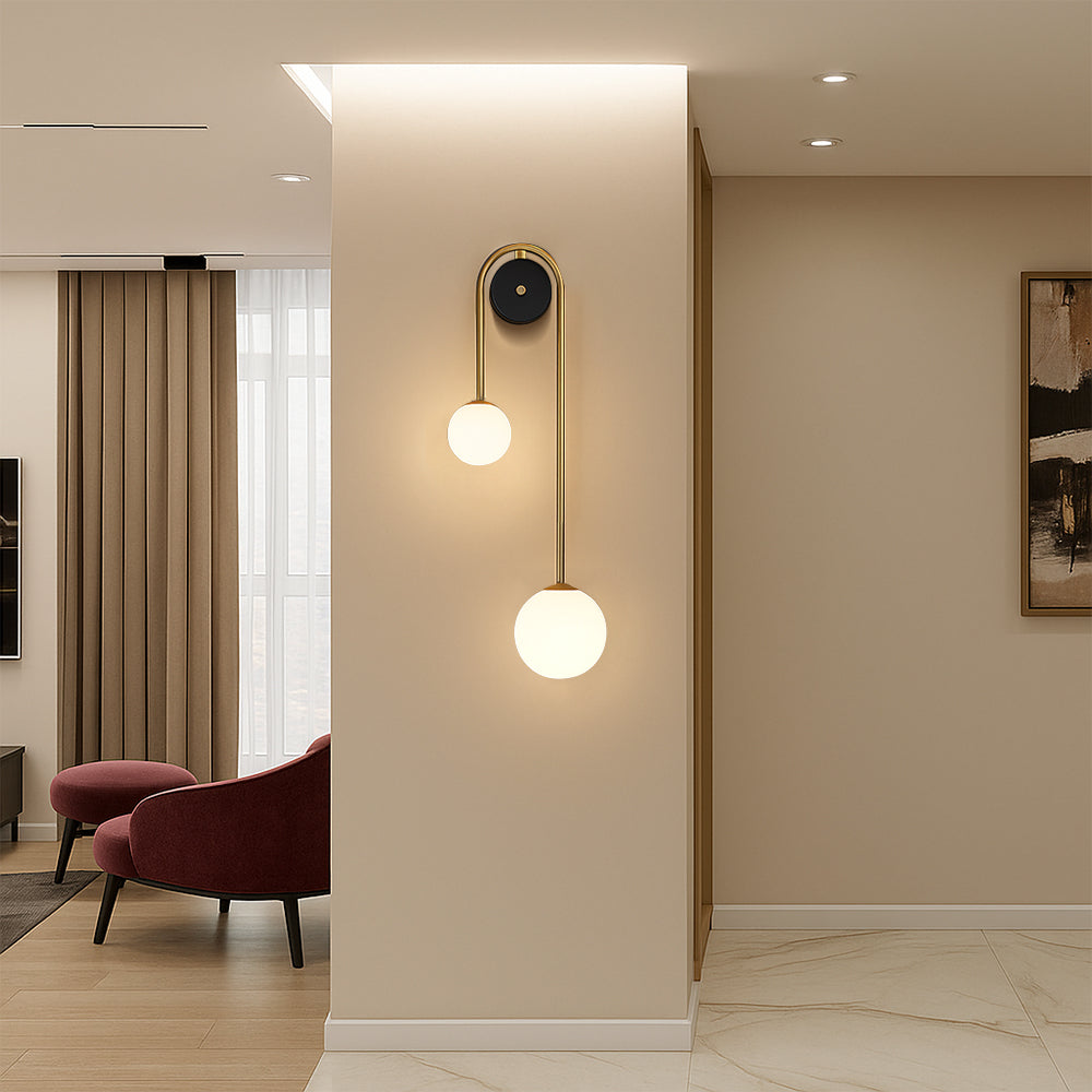Arc-Shaped Wall Lamp - Arcvera - Warm Illumination - Modern Accent Lighting