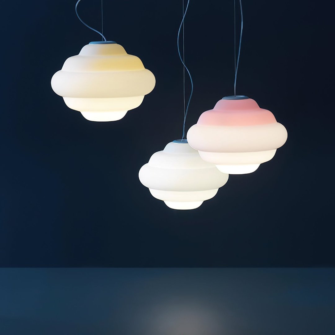 Matte Glass Pendant Lamp - Luminex - Ambient Lighting - Minimalist Style