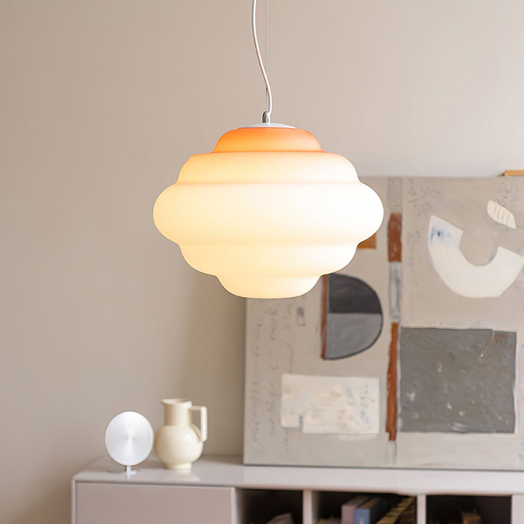 Matte Glass Pendant Lamp - Luminex - Ambient Lighting - Minimalist Style