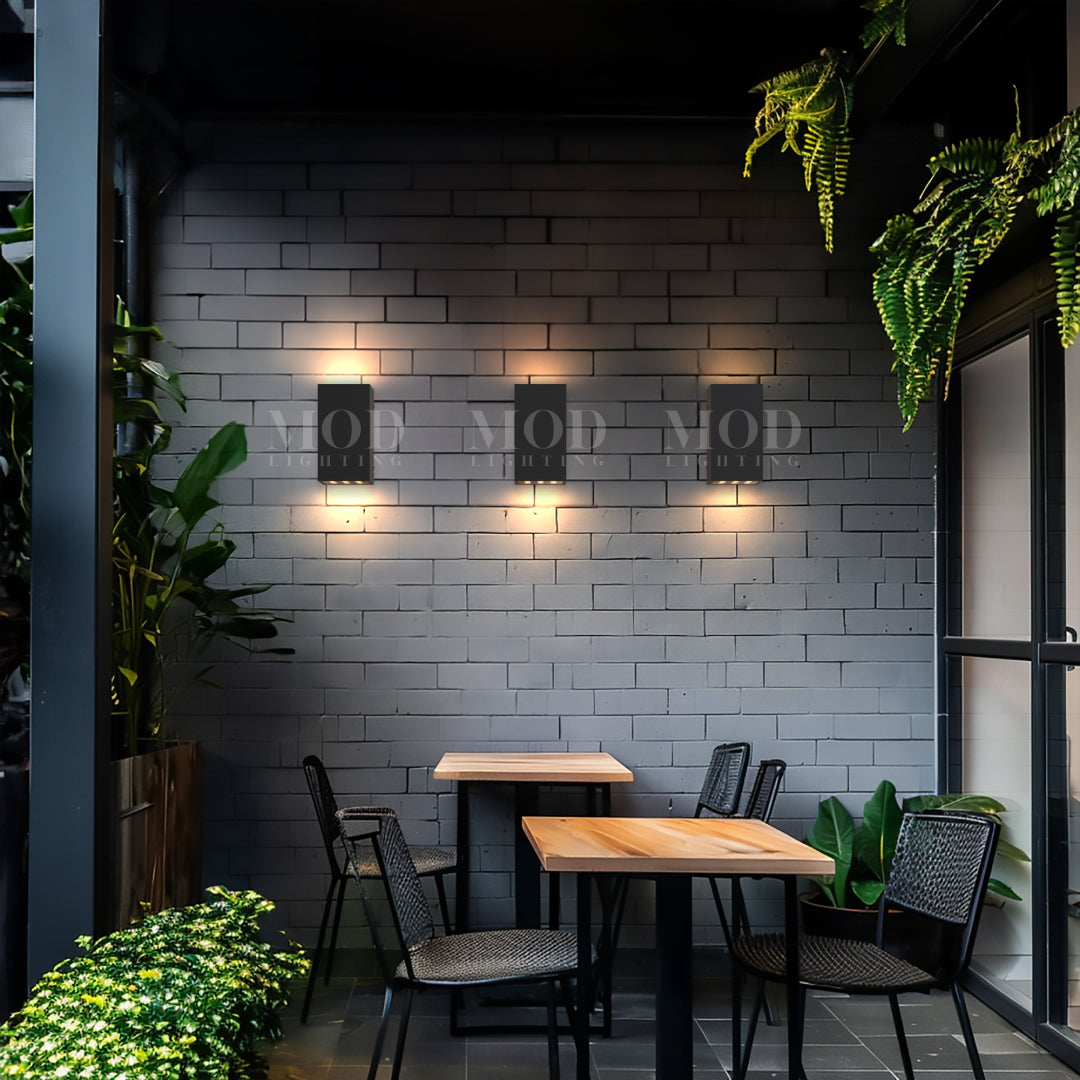 Outdoor Wall Light – LumoGlow – Weather Resistant – Minimal Aesthetic