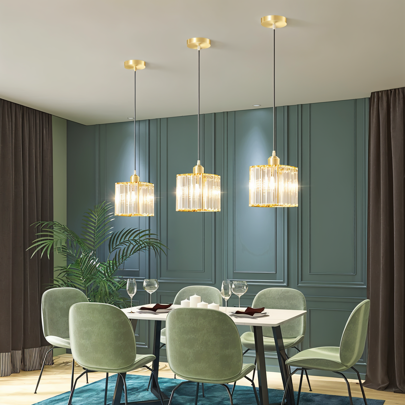 Elegant Pendant Lamp - Lumora - Contemporary Lighting - Ideal for Living Room