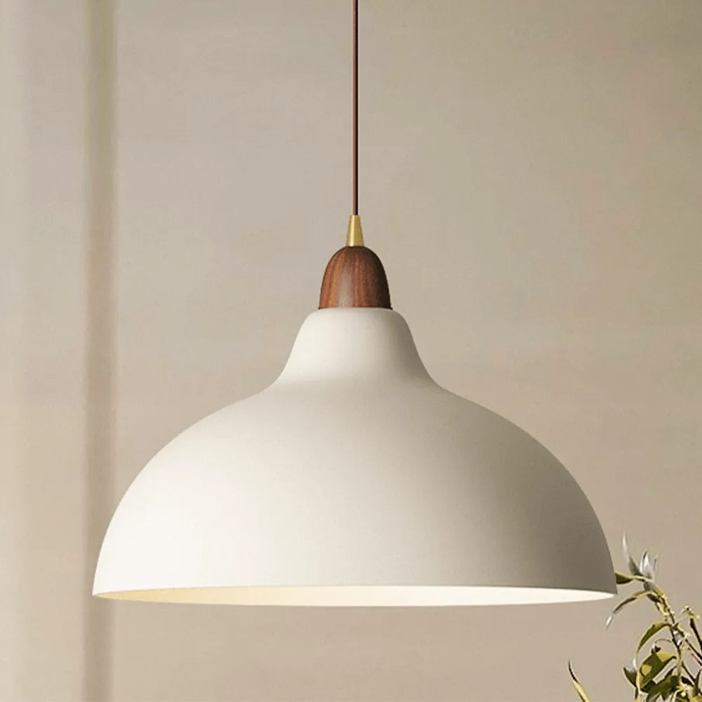 Scandinavian Wooden Pendant Lamp - Nordora - Minimalist Style - Natural Wood Finish