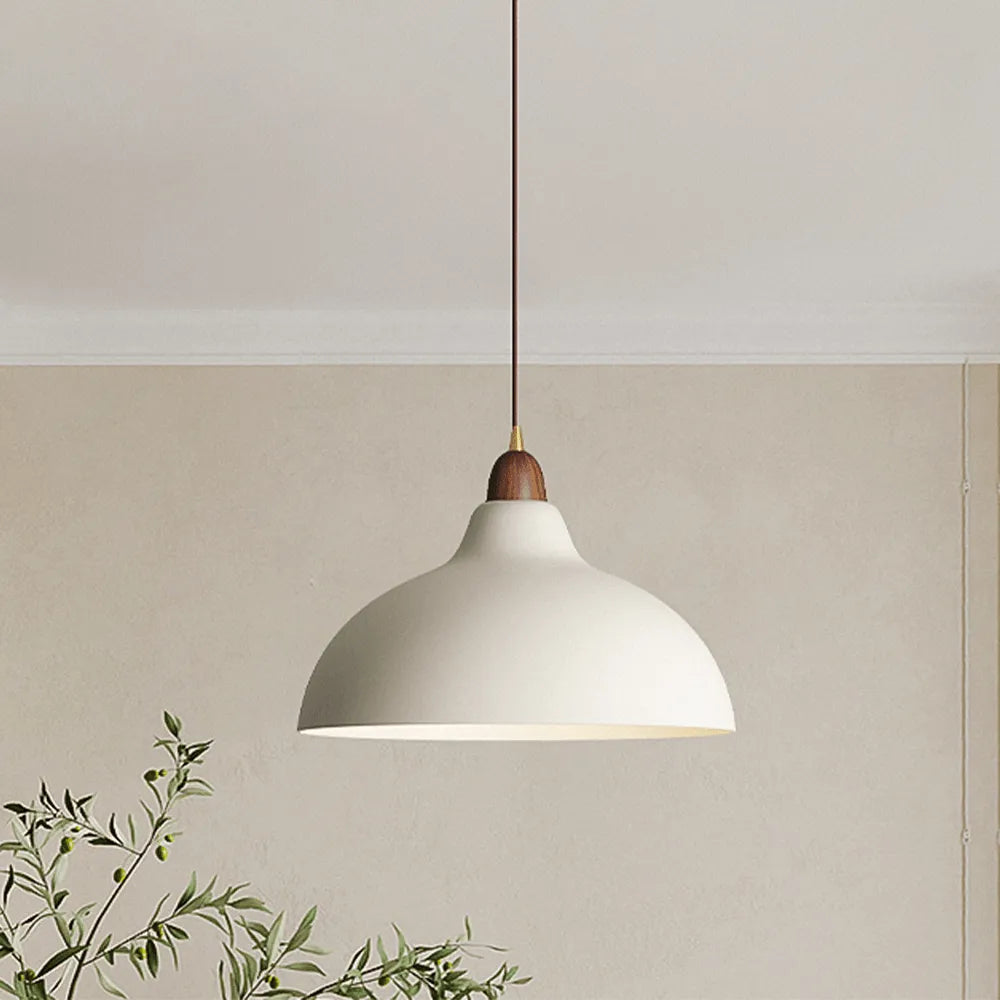 Scandinavian Wooden Pendant Lamp - Nordora - Minimalist Style - Natural Wood Finish