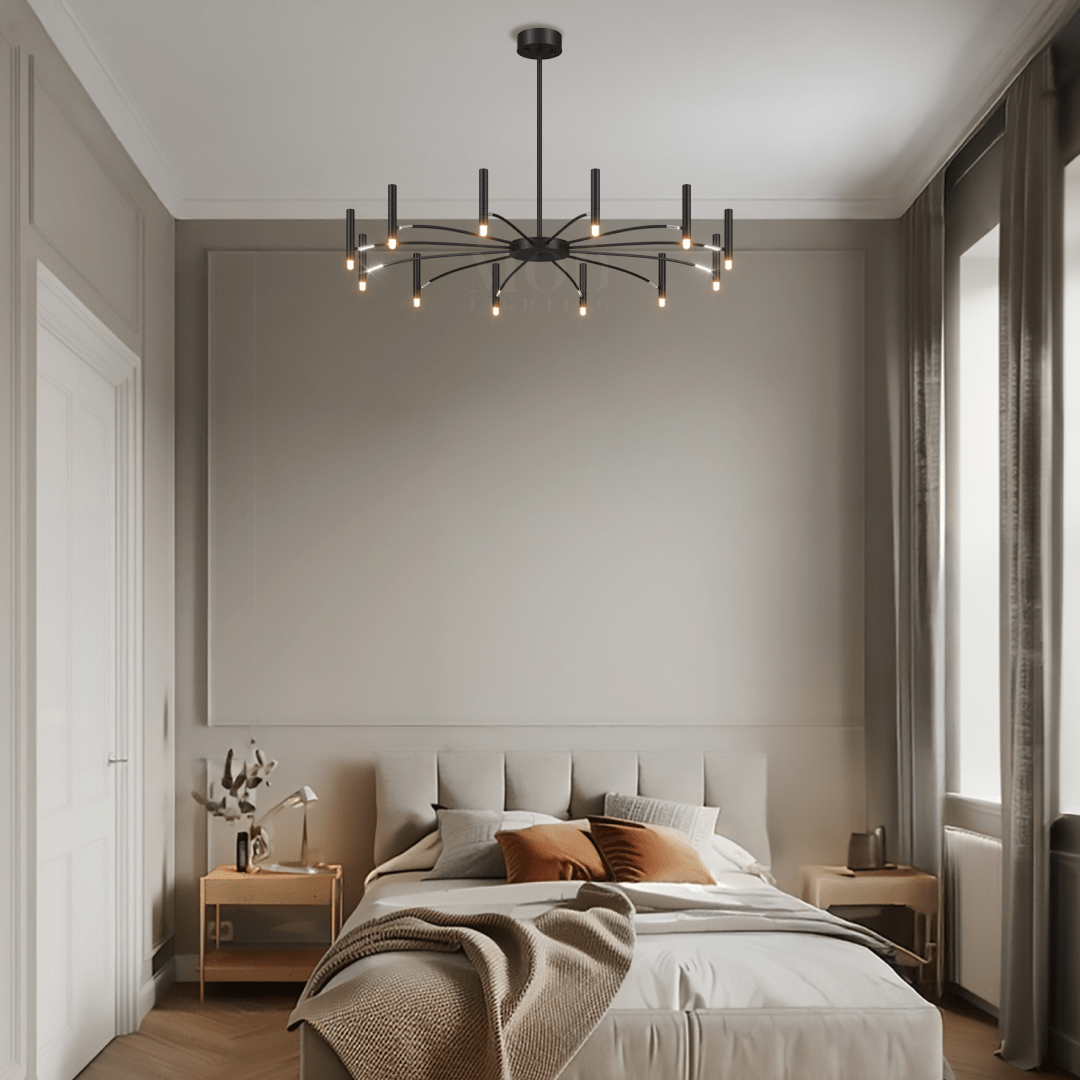 Contemporary Chandelier – Lumera – Adjustable Glow – Dimmer Switch Ready