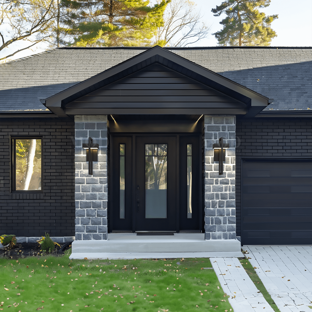 Outdoor Wall Light – Lumivex – Black Finish – Modern Minimalist Appeal