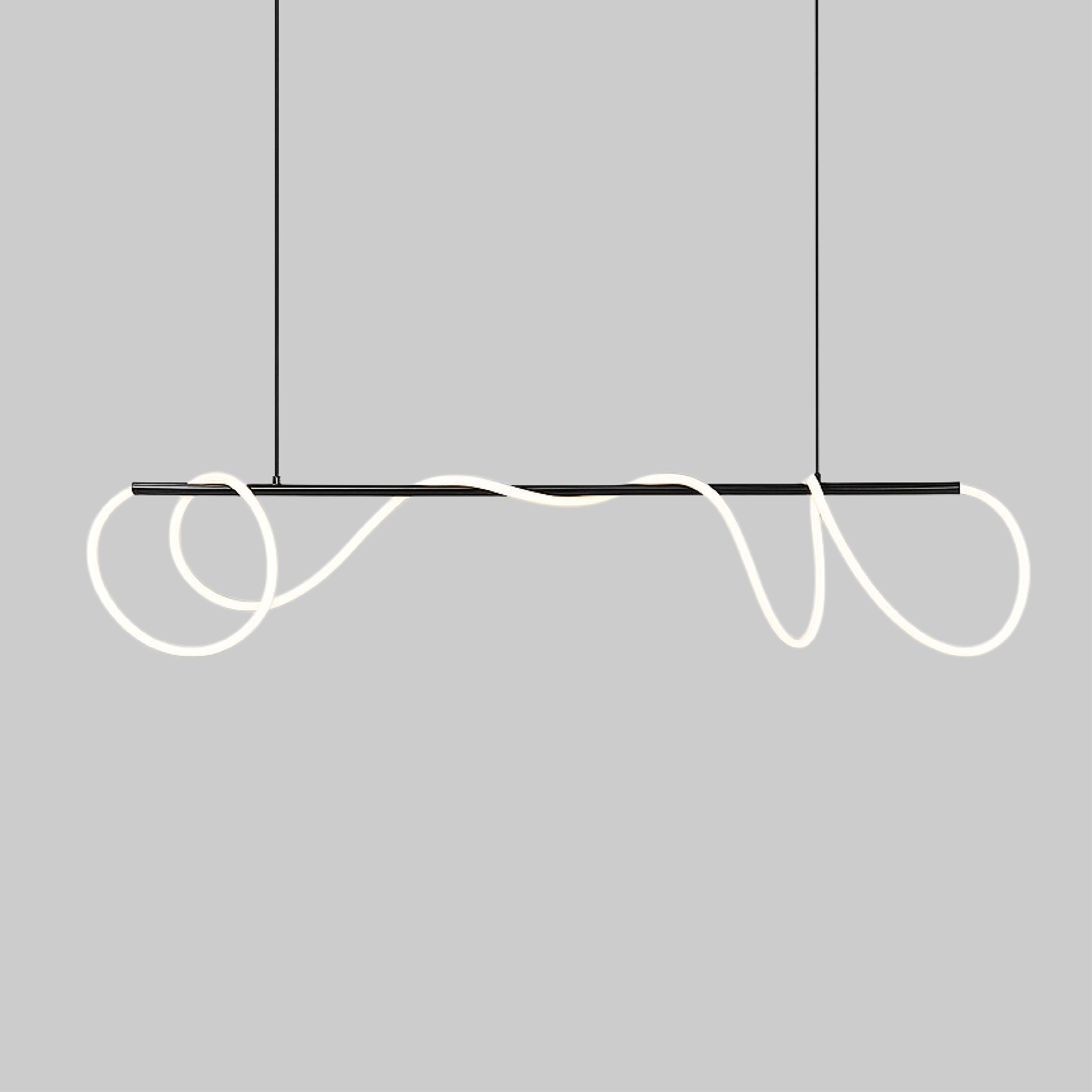 Linear Pendant Light - Lumora - Sleek Minimalist Look - Adjustable Brightness