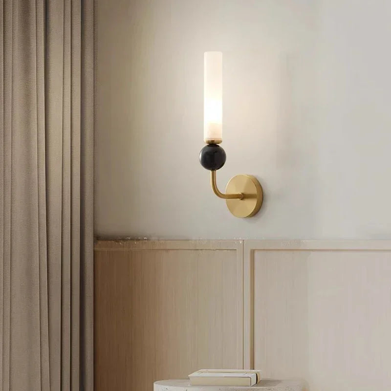Marble Wall Lamp - Marvella - Warm Illumination - Contemporary Style