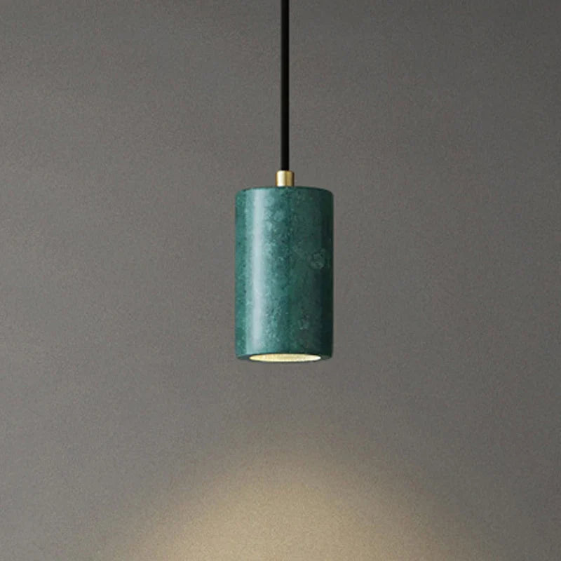 Minimalist Marble LED Pendant Lamp - Marvella - Adjustable Hanging Height - Warm White Lighting