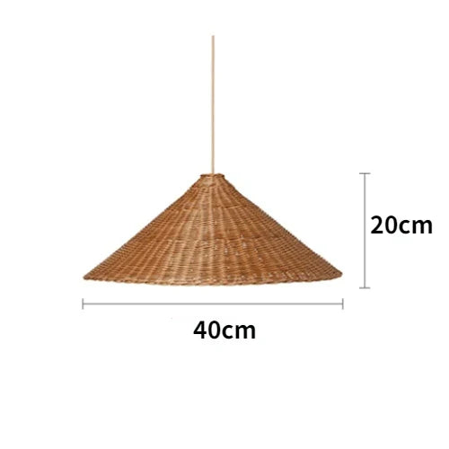 Scandinavian LED Bamboo Pendant Lamp - Nordora - Natural Aesthetic - Modern Interior Lighting