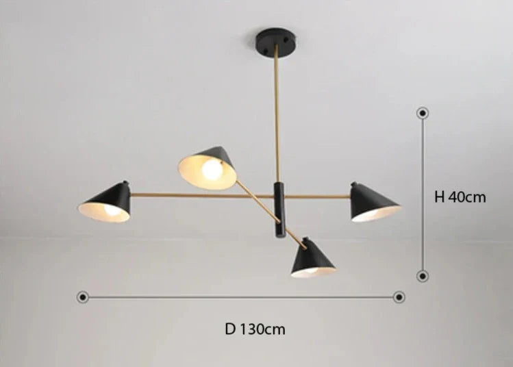 Scandinavian Art Pendant Lamp - Nordura - Dining Room Lighting - Minimalist Style