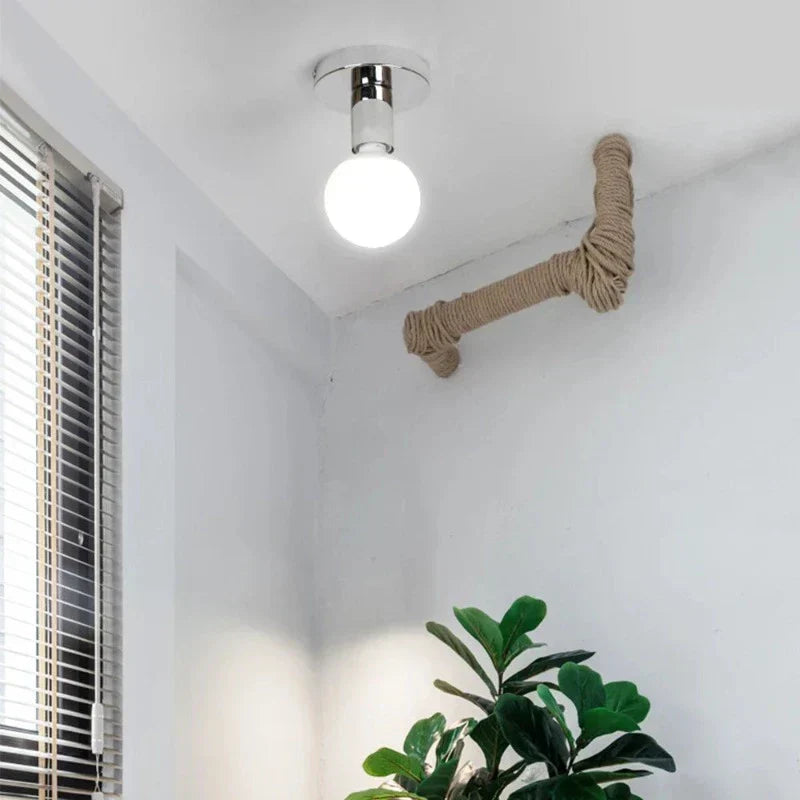 Industrial Metal Retro Ceiling Lamp - LoftStyle - Vintage Charm - Sturdy Metal Construction