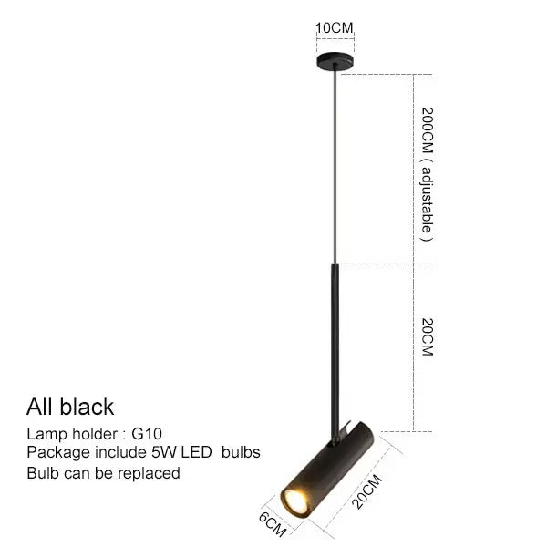 Modern LED Pendant Light - LumoSphere - Bedroom Lighting - Minimalist Style