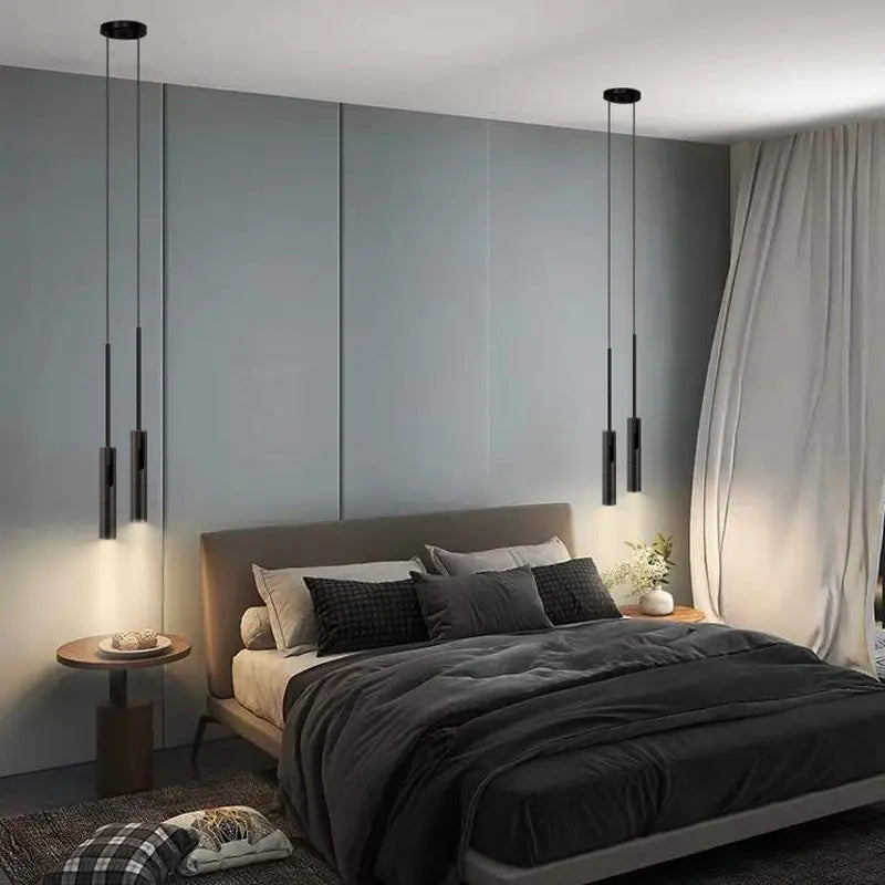 Modern LED Pendant Light - LumoSphere - Bedroom Lighting - Minimalist Style