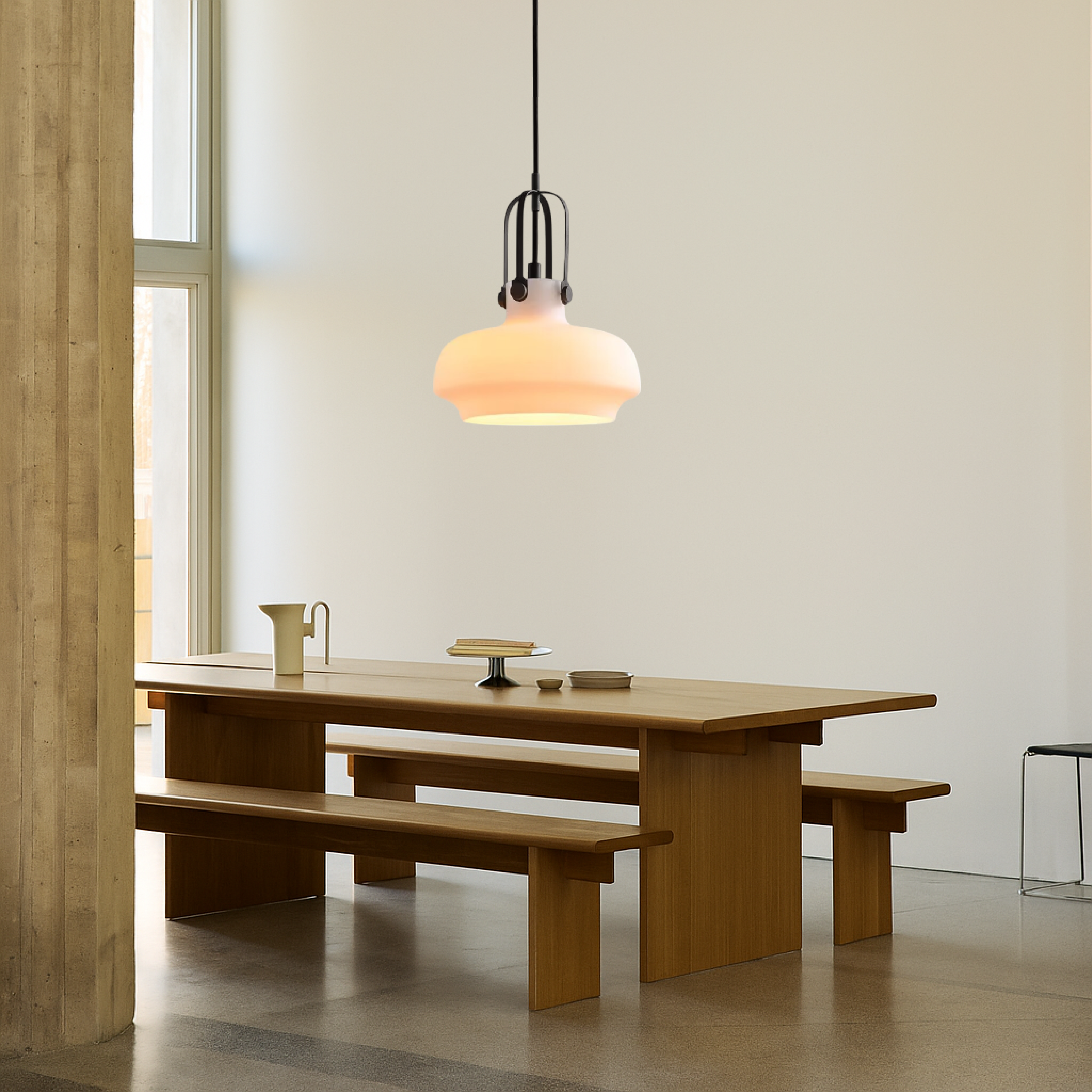 Industrial Loft-Style Pendant Lamp - Loftora - Sleek Metal Finish - Adjustable Lighting