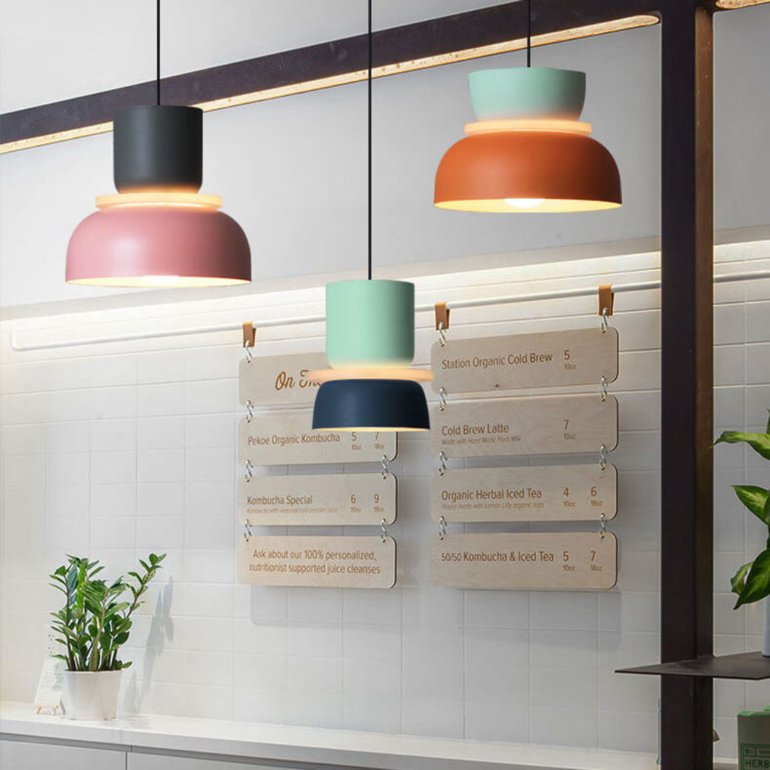 Scandinavian LED Pendant Lamp - Nordora - Adjustable Height - Warm White Lighting