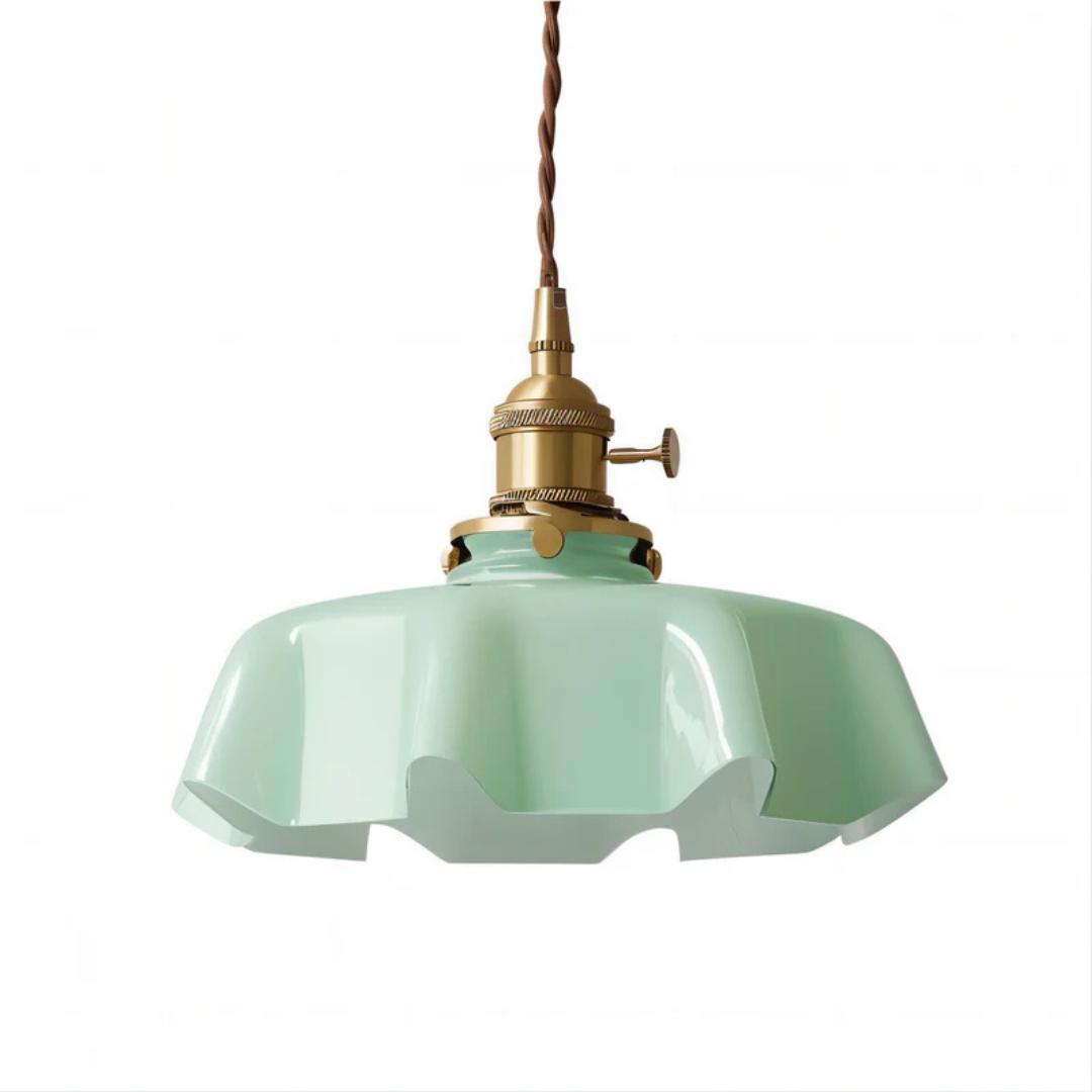 Pendant Lamp - Lumora - Flower Inspired Shade - Multiple Colour Options