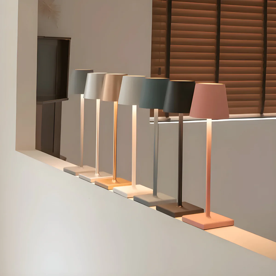Wireless Table Lamp - Luminara - Rechargeable Lighting - Adjustable Brightness