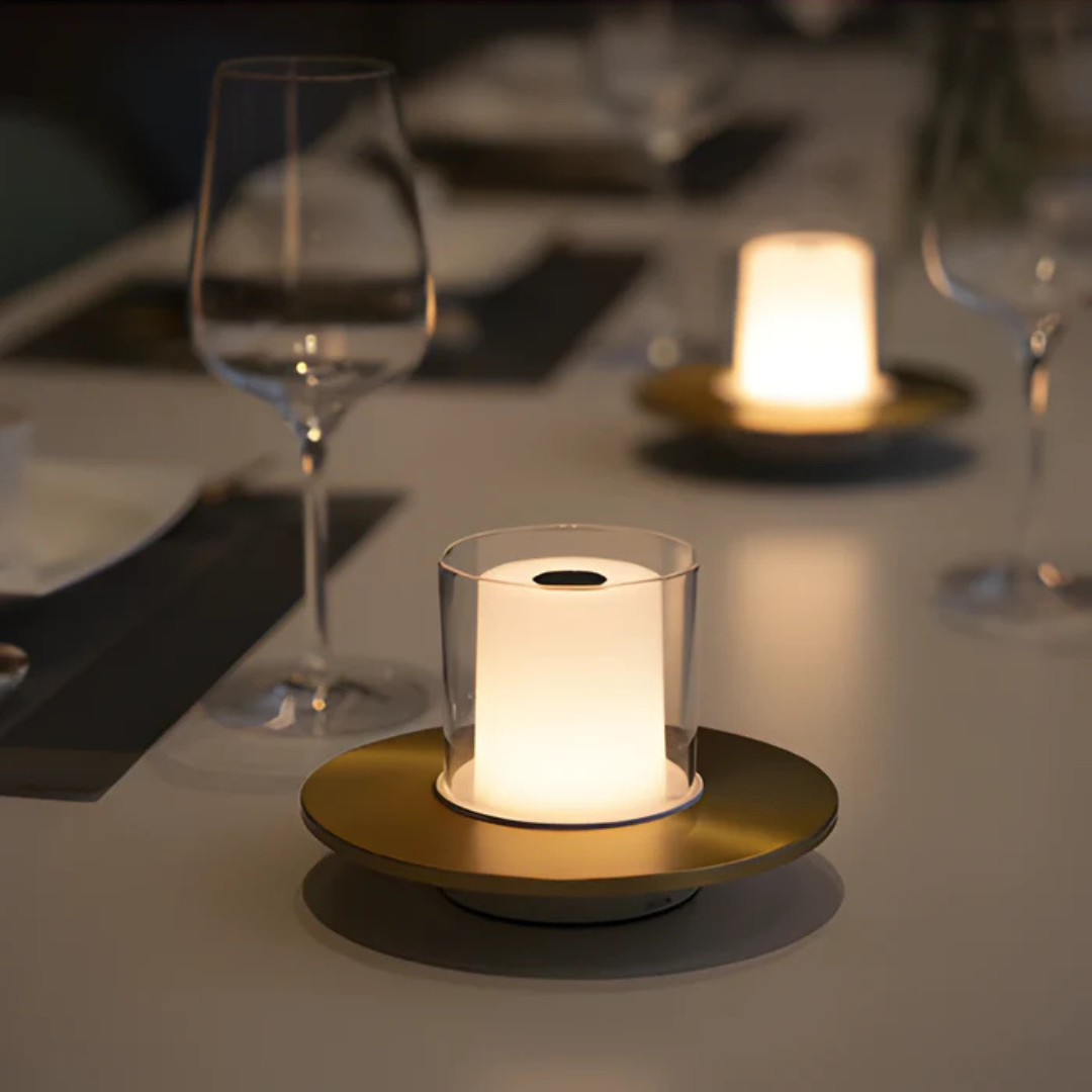 Wireless LED Table Lamp - Luminara - Dimmable Light - USB-C Rechargeable