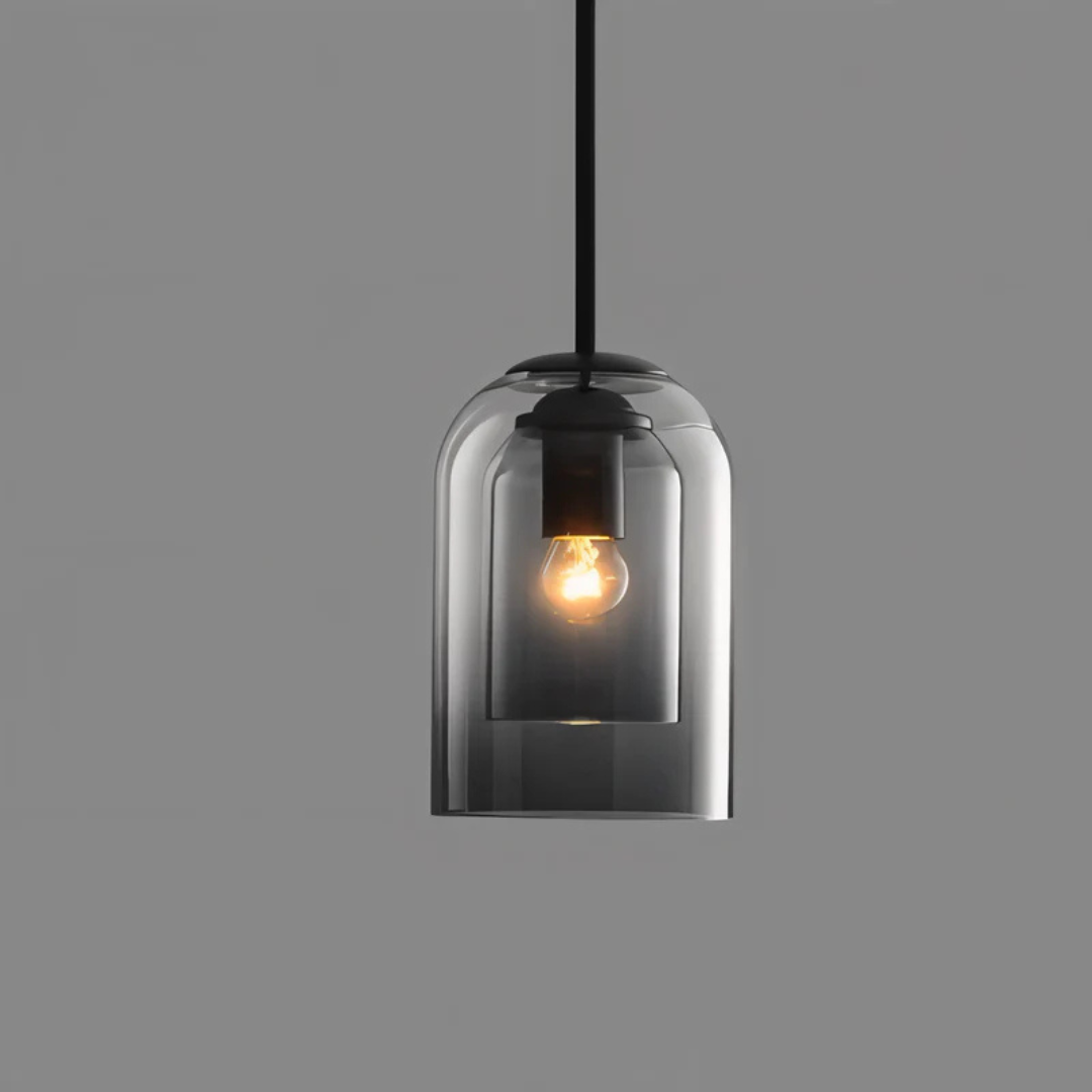 Pendant Lamp - Glazora - Double Glass Shade - Modern Lighting
