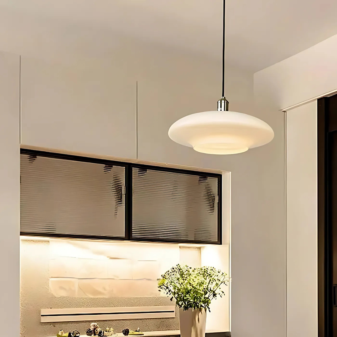 Modern Pendant Lamp - LumoSphere - Glass Shade - Dining Room Lighting