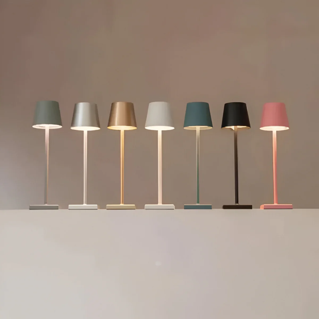 Wireless Table Lamp - Luminara - Rechargeable Lighting - Adjustable Brightness