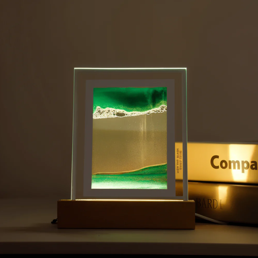 LED Table Lamp - SandLume - Moving Quicksand - Ambient Lighting