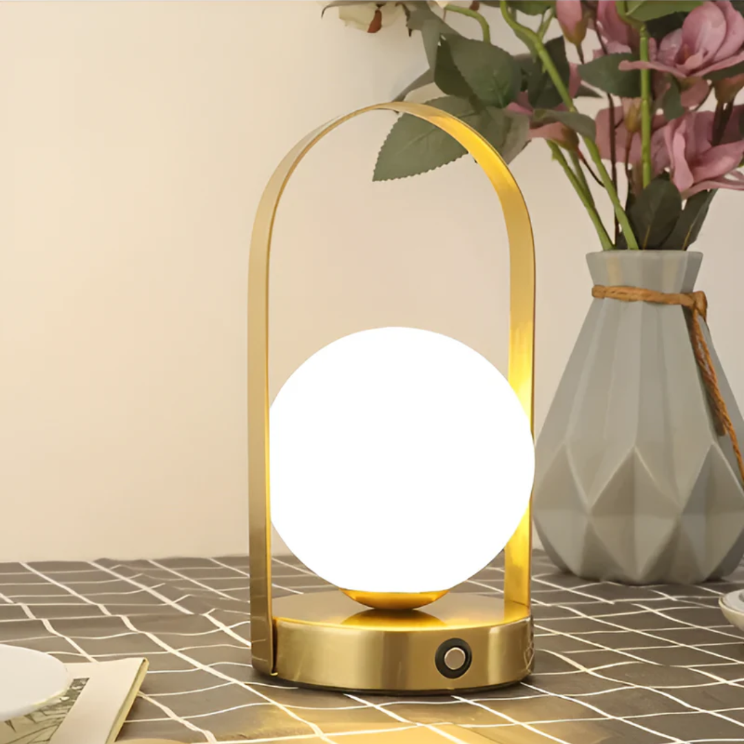 Wireless Table Lamp - Glowvia - Rechargeable Lighting - Indoor Outdoor Use